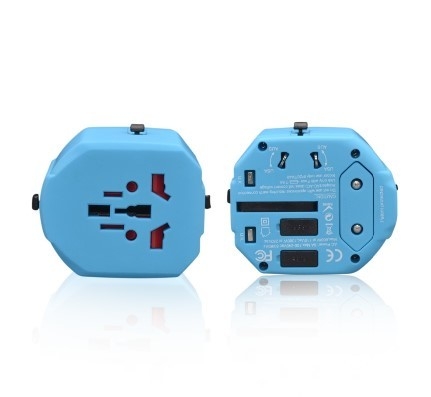 Doppel-Port USB-Ladebuchse-Universalreise mit Nennspannung 250V