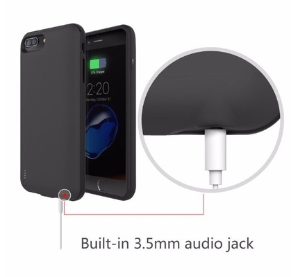 Ultra dünne drahtlose Aufladungsiphone-Ersatzrechtssache 5,5" 3500mAh für iPhone 7 plus