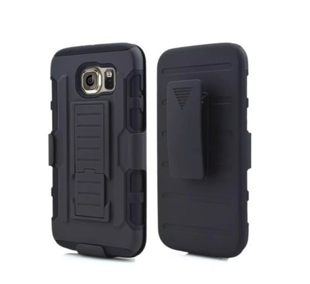 Der Rüstungsgurtclipschutzhülsestandmänner Samsungs S7 des Gurtclips S6 S7 Sammeltelefonoberteil