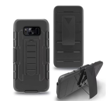 Silikon-Handy-Abdeckungs-Kästen Samsungs S8 mit Schutzhülse-Stand