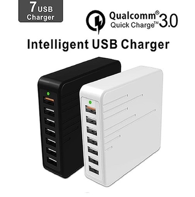 Schnelles intelligentes multi Telefon-Aufladungsstecker mit dem sieben USB-Port-Gerät