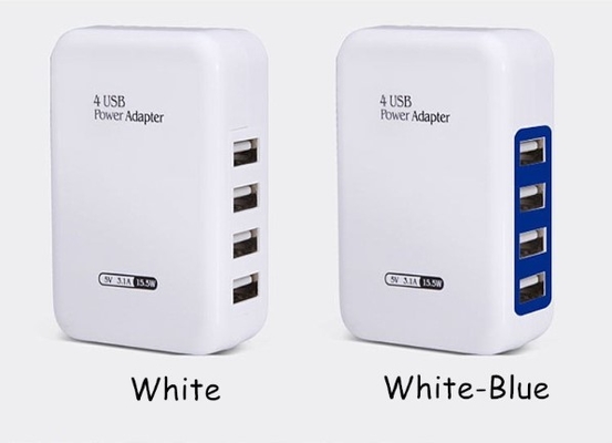 USB-Telefon-Aufladungsstecker-Adapter 2.1A für vier Geräte auf einem einzelnen Ausgang