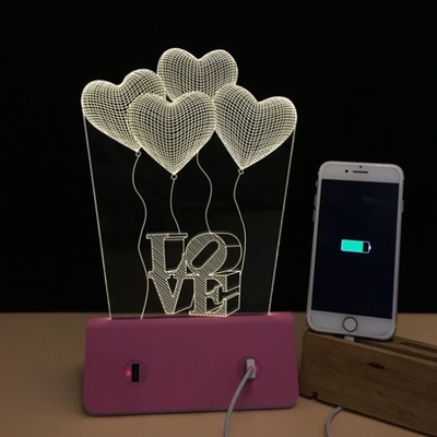 Stecker-Gebühr-RAcrylic-Brett 6000 Milliamperestunde bewegliches Iphone mit weichem Licht LED eingebaut